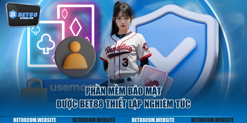 Phần mềm bảo mật được BET88 thiết lập nghiêm túc