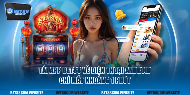 Tải app BET88 về điện thoại Android chỉ mất khoảng 1 phút.